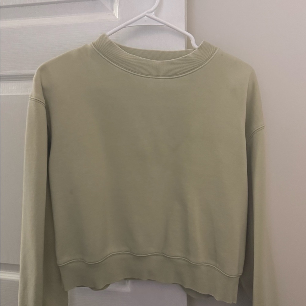 TNA Women's Crewneck Sweatshirt in Light Sage